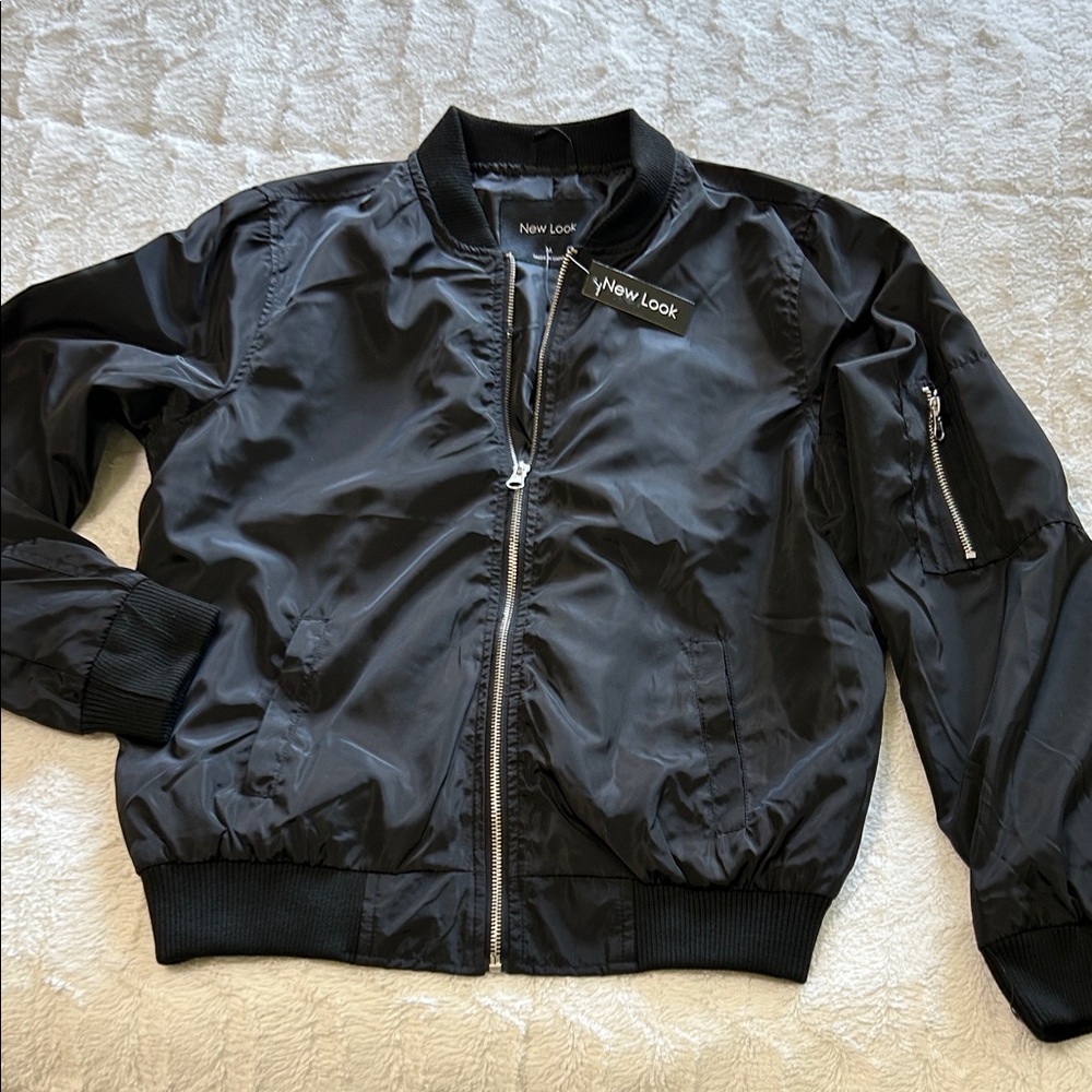 New Look Black Bomber Jacket